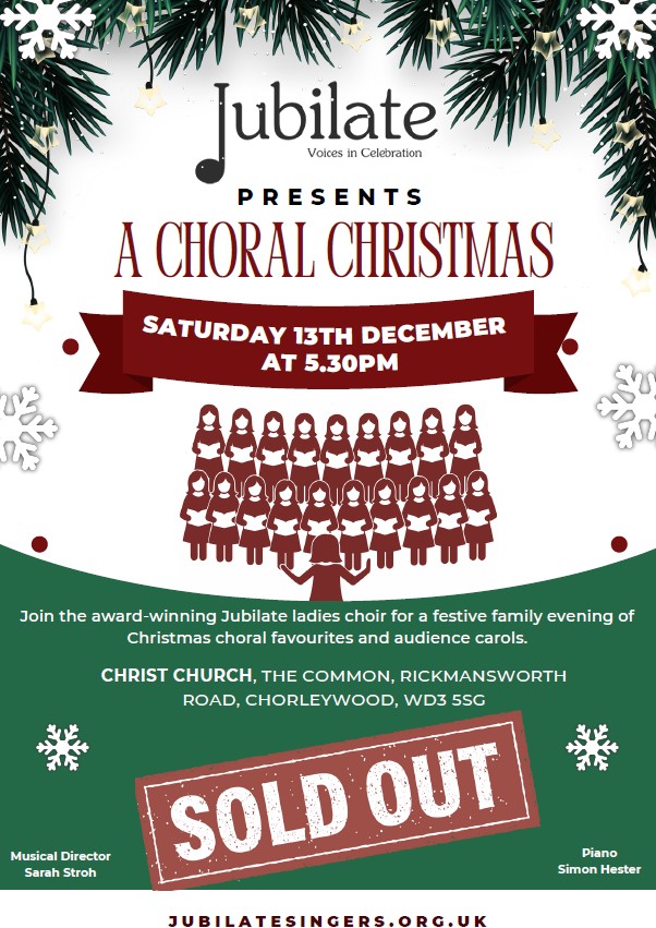 SOLD OUT: "A CHORAL  CHRISTMAS" 